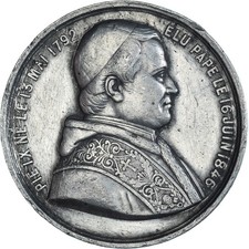Vatican, Médaille, Pie IX Elu