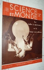 SCIENCE & MONDE #52 1932 TUBE