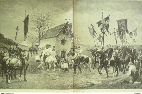 Autriche tyrol procession - tyrol,