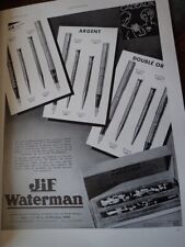 JIF WATERMAN + orfèvrerie CHRISTOFLE + MIROIR BROT pub ILLUSTRATION 1932 eb