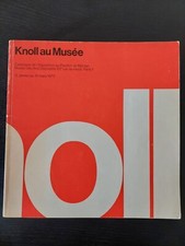 KNOLL Au Musée 1972 PARIS Massimo VIGNELLI Catalogue Exposition, EO