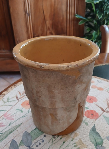 Ancien pot terre - pot,