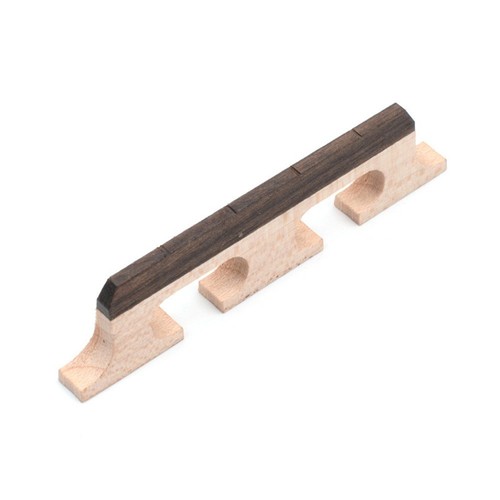 Maple ebony leg banjo pont - maple&ebony, 3-leg