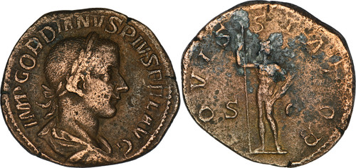 Rome sesterce gordien iii - rome,