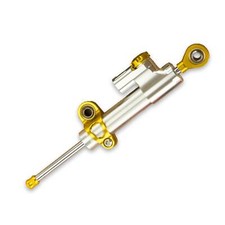 CNC Alu Amortisseur de Direction Réglable Moto Quad Atv Argent