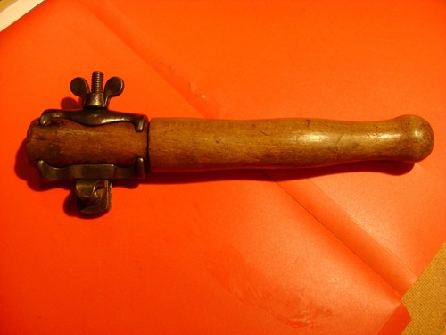 Ancienne manche scie - manche, pour
