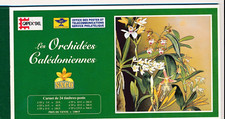 Timbre Nlle Calédonie Carnet C714** REF DEL 92/3 orchidées