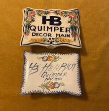 HB Henriot lot de 2 plaques publicitaires