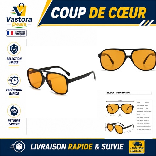 Lunettes soleil pilote - de,