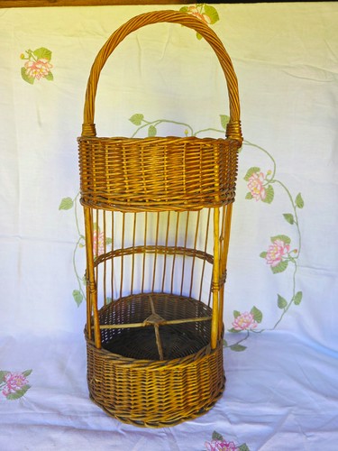 Panier osier ancien