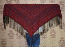 Foulard châle brodé bédouin
