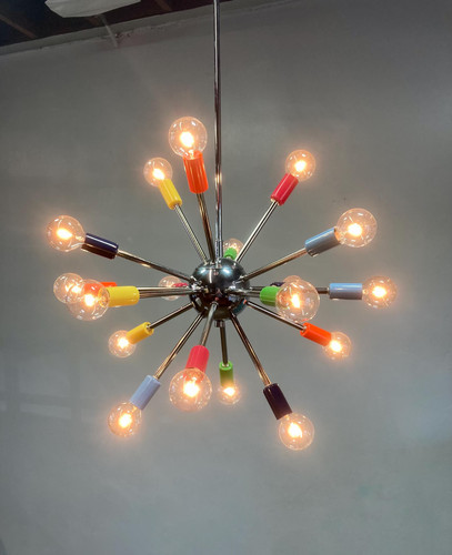 Lustre sputnik laiton brass - lustre, en