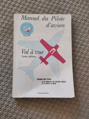 Manuel pilote avion - d'avion, 5eme