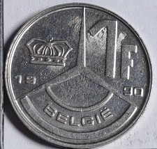 1 franc Baudouin Ier 1990