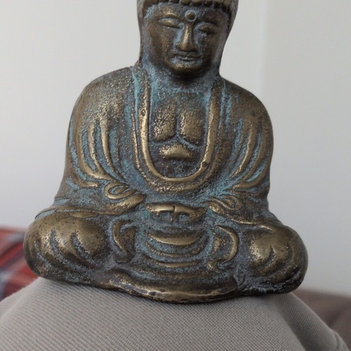 Statue bouddha assis - assis, en