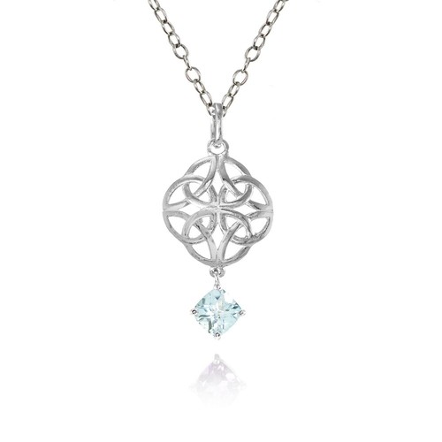 Argent sterling topaze bleu - argent,