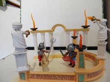 portion d'arene romaine plus gladiateurs et vickings playmobils lot N° 2