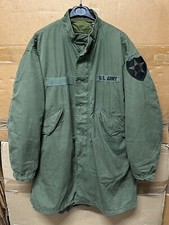 GENUINE US ARMY VIETNAM M-1965 M65 FISHTAIL PARKA MANS 1973 VG COND !!!! SMALL