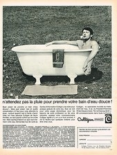 PUBLICITE ADVERTISING 104  1966  CULLIGAN  adoucisseur d'eau