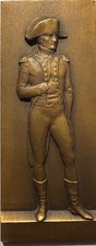 Rare Médaille bronze Jolie Ciselure en relief " NAPOLEON BONAPARTE " DELANNOY