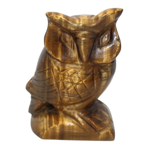 Figurine oiseau hibou œil - oiseau, en
