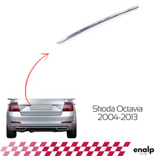 Cache arrière chromé plaque