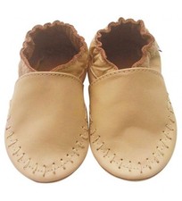 Chaussons en cuir souple