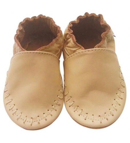 Chaussons cuir souple - chaussons,
