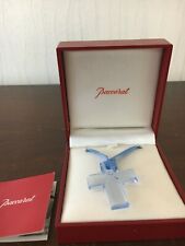 Collier CROIX couleur bleu