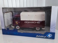 Volkswagen combi T1 Porsche service echelle 1/18eme Solido,longueur 23cm,neuf