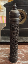 PORTE-ENCENS en BOIS SCULPTE