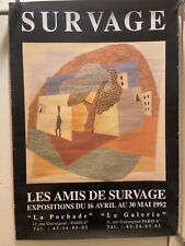 AFFICHE SURVAGE LES AMIS DE