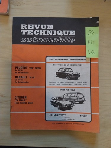 Revue technique citroen - technique,