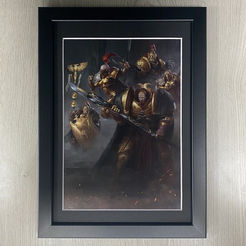 Adeptus custodes art encadré - adeptus,
