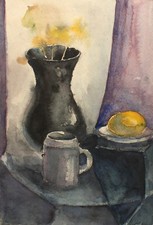 Aquarelle réaliste vintage