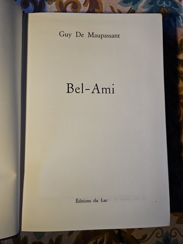Guy maupassant bel ami - maupassant,