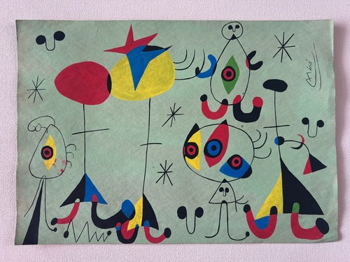 Joan miro dessin - (fait,