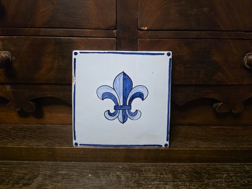 Carreau faïence décor - carreau, de