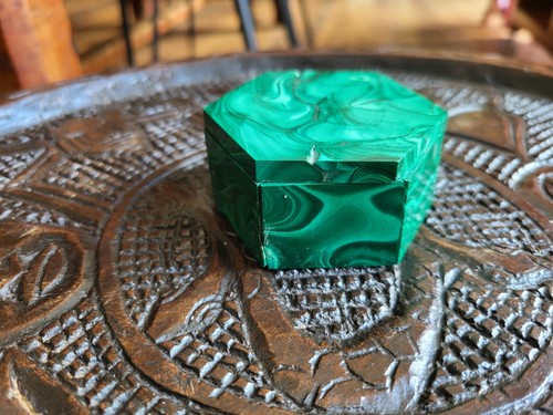 Malachite véritable boîte - malachite/,