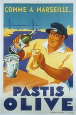 AFFICHE   POSTER   PASTIS