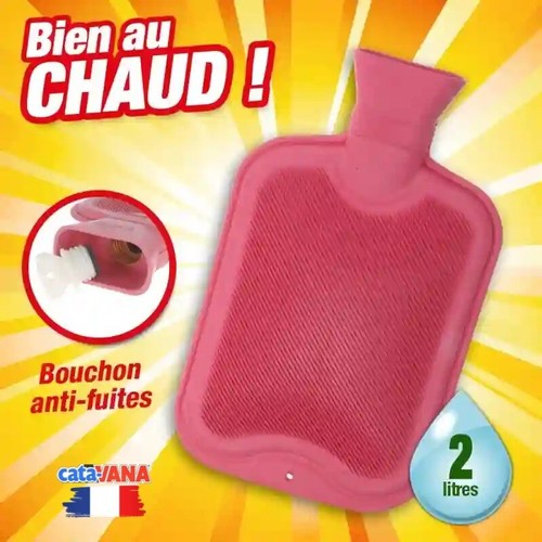 Bouillotte eau caoutchouc - bouillotte, 2l
