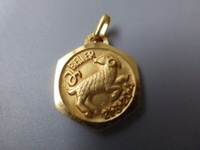 grosse médaille neuve plaqué