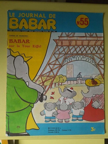 Journal babar nº55 - babar, |