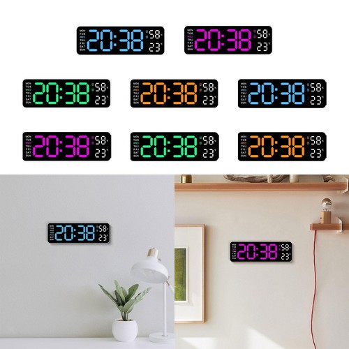 Horloge numérique pour mur - pour,