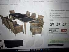 salon de jardin résine