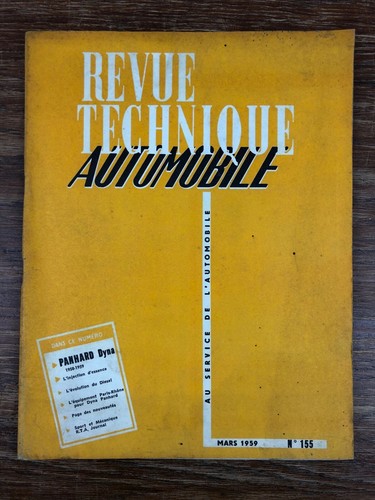 Revue technique automobile rta - technique,
