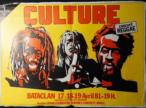Culture reggae rare affiche - !,