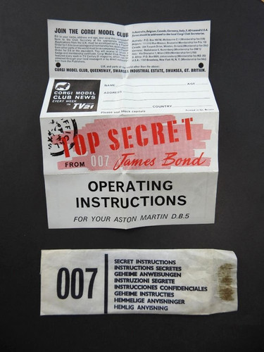 Corgi 1969 james bond - james, n°270