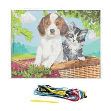 Kit complet canevas Chaton et