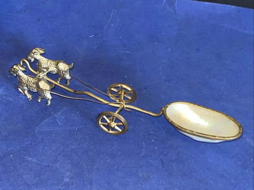 Antique goats chariot mop - antique,